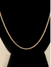Men necklace 18k gold plated 32cm