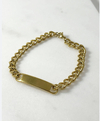 Personalized 18k Gold plated bracelet