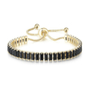 Adjustable gold plated bracelet