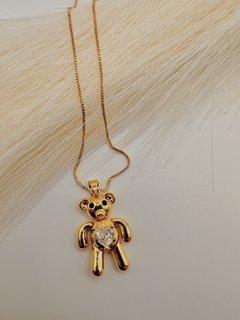 18k gold plated bear neklace - Ispirato jewelry