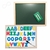 Kit Lousa Infantil Dupla Face Quadro Branco Verde Letras Magnéticas Giz