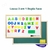 Kit Lousa Infantil Dupla Face Quadro Branco Verde Letras Magnéticas Giz - comprar online