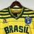 Camisa Brasil Titular | 1984 | Versão Retrô Masculino - Amarela na internet