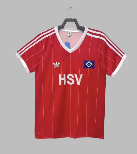 Camisa Hamburgo Titular | 1983 | Versão Retrô Masculino - Vermelha