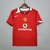 Camisa Manchester United Titular | 04/06 | Versão Retrô Masculino - Vermelha
