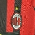 Camisa Manga Longa Milan Titular | 07/08 | Versão Retrô Masculino - Vermelha e Preta - loja online