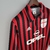 Imagem do Camisa Manga Longa Milan Titular | 99/00 | Versão Retrô Masculino - Vermelha e Preta