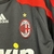Camisa Milan Reserva | 07/08 | Versão Retrô Masculino - Preta - loja online