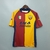 Camisa Roma Titular | 01/02 | Versão Retrô Masculino - Vermelha e Amarela