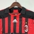 Camisa Manga Longa Milan Titular | 07/08 | Versão Retrô Masculino - Vermelha e Preta na internet