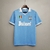 Camisa Napoli Titular | 86/87 | Versão Retrô Masculino - Azul