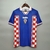 Camisa Croácia Titular | 1998 | Versão Retrô Masculino - Azul