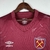 Camisa West Ham Titular | 23/24 | Versão Torcedor Masculino - Bordô / Vinho na internet
