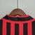 Camisa Manga Longa Milan Titular | 99/00 | Versão Retrô Masculino - Vermelha e Preta - Retrô Sports | Camisas de Time | Artigos Esportivos