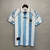 Camisa Argentina Titular | 96/97 | Versão Retrô Masculino - Azul e Branca