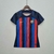 Camisa Barcelona Titular | 22/23 | Versão Torcedor Feminina - Azul e Vermelha
