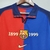 Camisa Barcelona Titular "100º Aniversário" | 99/00 | Versão Retrô Masculino - Vermelha e Azul na internet