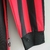 Camisa Manga Longa Milan Titular | 99/00 | Versão Retrô Masculino - Vermelha e Preta - Retrô Sports | Camisas de Time | Artigos Esportivos