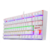 TECLADO REDRAGON KUMARA WHITE RED SWITCH SPANISH RAINBOW K552W-KR-SP