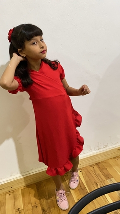 vestido cruzado - comprar online