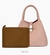 Bolsa para mulheres, inteligentes, elegantes e determinadas, portátil PU, padrão lichia.