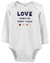 Body Bebê Manga Longa Love Carter's