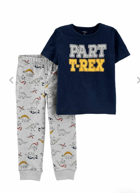 Conjunto Bebê T-Rex Dinossauro Carter's