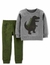 Conjunto Bebê Inverno Moletom Dinossauro Carter's