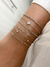 Pulseira dupla de bolinhas