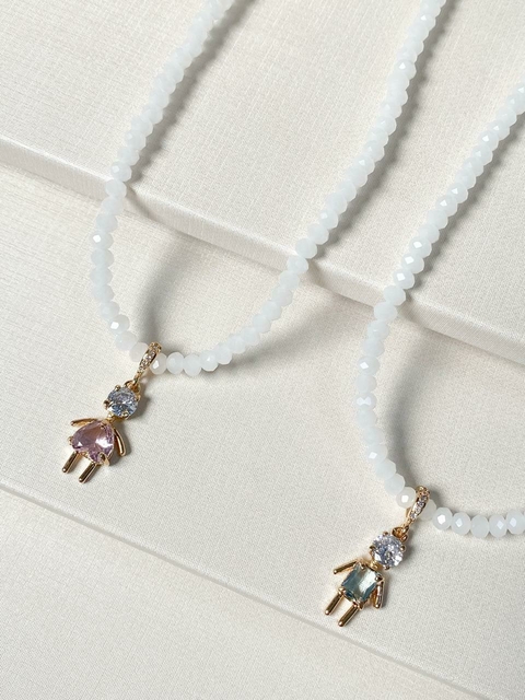 Colar cristal menino