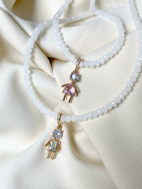 Colar cristal menina