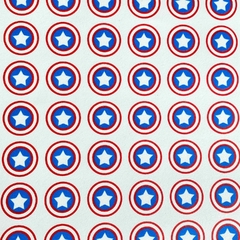 Folha EVA Estampada Estrela e Escudo