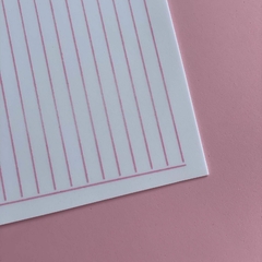 Folha de EVA Risca de giz Branco - Candy Colors - comprar online