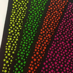 Folha de EVA estrela neon