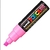 MARCADOR POSCA ROSA FLUO PC-8K PUNTA CHANFLEADA - comprar online