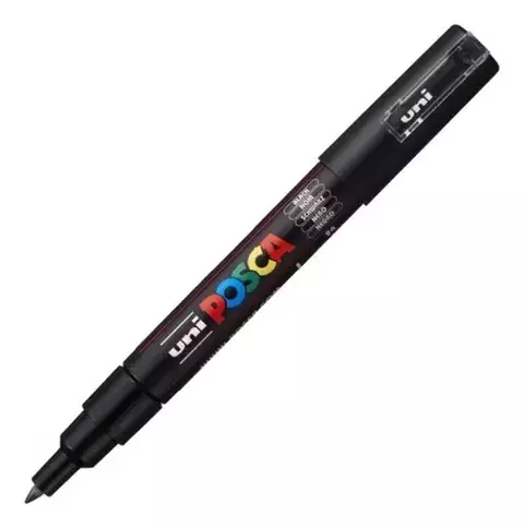 MARCADOR POSCA NEGRO PC-1M EXTRA FINO - comprar online