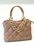 Bolsa de couro com corrente