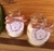 20 Mini velas 50g com rolha - Personalizadas