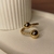 Anillo Chunky Perlas doradas - tienda online