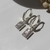 Argollas Baguette con strass