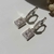 Argollas Baguette con strass en internet
