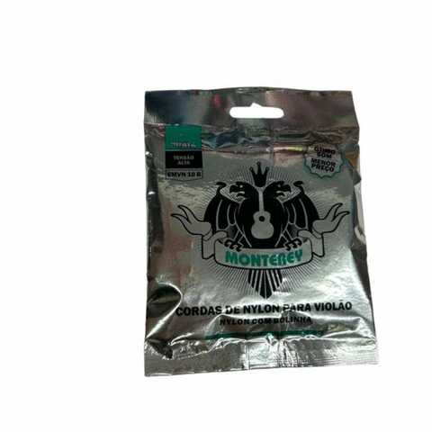 Encordoamento Para Violão Nylon Com Bolinha Tensão Alta Monterrey EMVN10B-Promusic