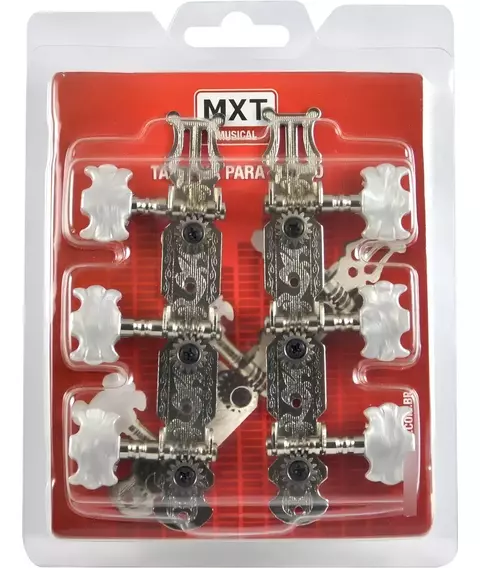 Tarraxa Tarracha Violão Nylon Pino Fino Cromado Mxt Profissional