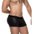 Cueca boxer masculina em cirre, na cor preta, destacando o design moderno e confortável.
