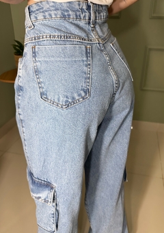 Calça Cargo Jeans - Nicoboho