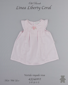 VESTIDO RAYADO ROSA 4334002