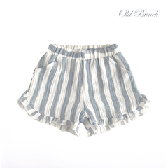 SHORT GASA RAYADO CELESTE 6044031
