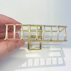 Presilha de Metal Modelo Retangulo Dourada na internet