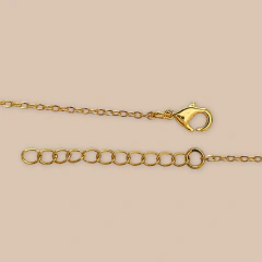Colar Virgem Maria Banhado a Ouro - 45cm - loja online