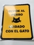 Cartel autoadhesivo - Gato (Modelo 6)